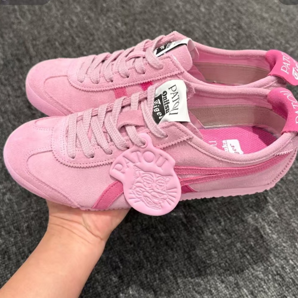 Onitsuka Tiger x Patou MEXICO 66 Women's Pink Casual Sneakers